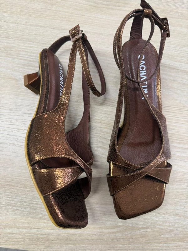 TACON SKOPIE - FAUNA BRONCE - ALTURA 3.5 (5 CM) - CALZADO CACHATINA