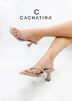 TACON TOKIO STORE - FIOTY TAUPE - ALTURA 5.5 (7 CM) - CALZADO CACHATINA