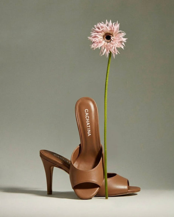 TACON TOLEDO - PRIMAVERA CINAMON - ALTURA 7.5 (10 CM) - CALZADO CACHATINA