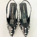 CAMIL - CALZADO CACHATINA - ESTILETO MUJER - CUERO  NEGRO - TACON 3.5 (5 CM)