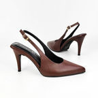 BIRGIT - CALZADO CACHATINA - ESTIELTO MUJER - BAMBI CHOCOLATE AVELLANA - TACON 7.5 (10 CM) 