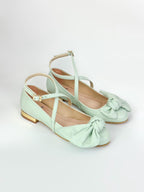 ZAINA- PRIMAVERA VERDE MENTA x CONFECCION MENTA - BALETA - ALTURA 1.5 - CALZADO CACHATINA