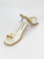 AMAR - CONFECCION OSTRA - TACON CRISTAL 3.5  - ESTILETO MUJER - CALZADO CACHATINA