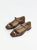 WOSHA- PASION CASTOR - TACON 1.5  -BALETA-CALZADO CACHATINA