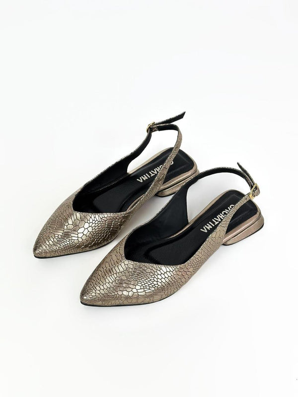 AMALFI- FIOLIA BALTIMORE LUNA- TACON 1.5 -BALETA-CALZADO CACHATINA