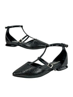 MARGOTH - FOLIA AGATA NEGRO X CHAROL NEGRO - TACON 1.5 - BALETA-CALZADO CACHATINA