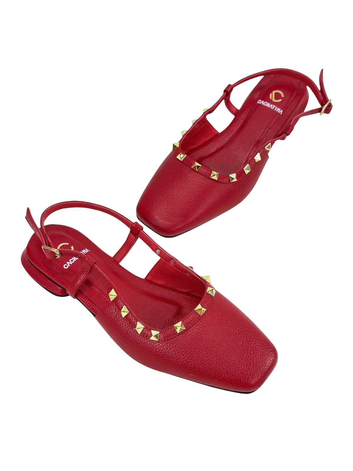 BELLADONA - BAMBIE ROJO - TACON 1.5 - BALETA-CALZADO CACHATINA