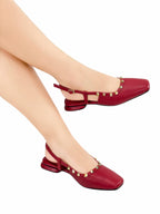 BELLADONA - BAMBIE ROJO - TACON 1.5 - BALETA-CALZADO CACHATINA