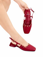 BELLADONA - BAMBIE ROJO - TACON 1.5 - BALETA-CALZADO CACHATINA