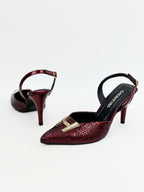 RUBY- BALTIMORE CHAROL VINOTINTO- TACON 7.5 - ESTILETO MUJER - CALZADO CACHATINA