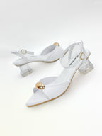 SELENE-CONFECCION BLANCO - TACON 3.5 -TACON  MUJER - CALZADO CACHATINA