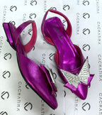MIRANDA- FUCSIA METALIZADO - BALETA - CALZADO CACHATINA