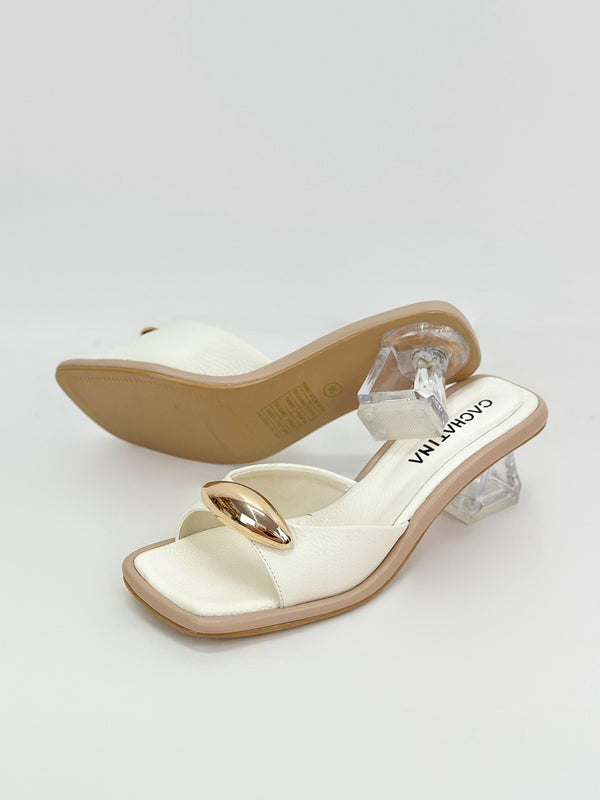 AMAR STORE- CONFECCION OSTRA x CONFECCION FRAPPE - TACON- TACON CRISTAL 3.5 - CALZADO CACHATINA