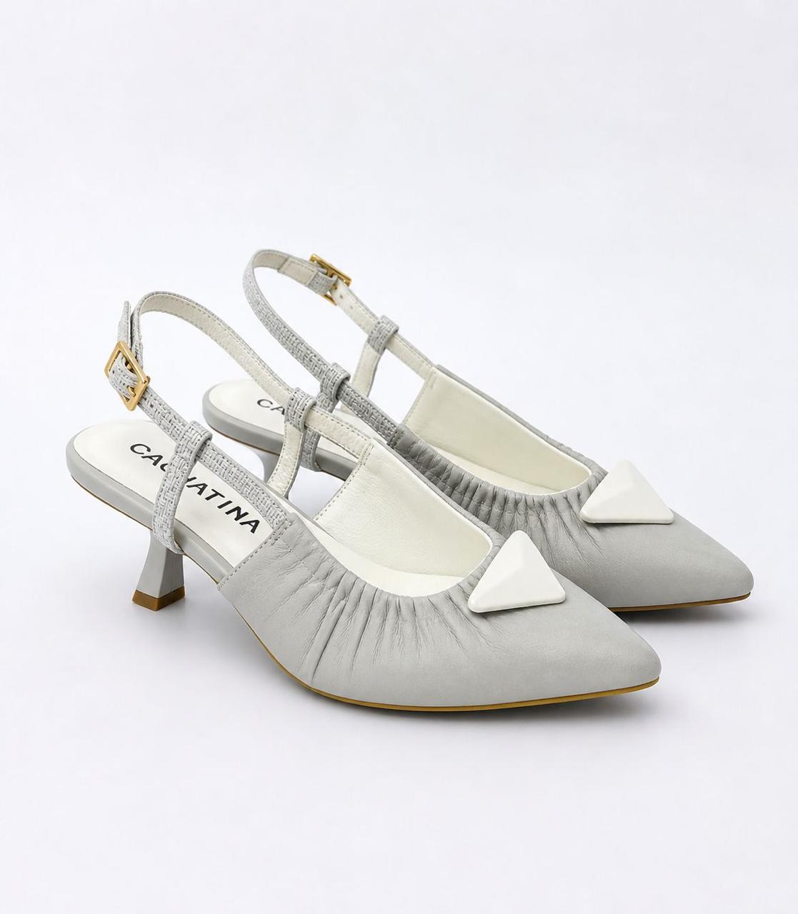STILETO VELICEA STORE - CONFECCION PERLA GLACIAL - ALTURA 8 CM