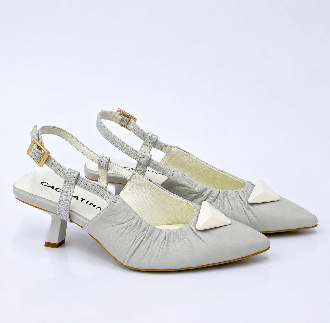 STILETO VELICEA STORE - CONFECCION PERLA GLACIAL - ALTURA 8 CM