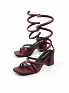 TACON ICONIC - CONFECCION BORGOÑA - TACON  5.5 - TACON MUJER - CALZADO CACHATINA