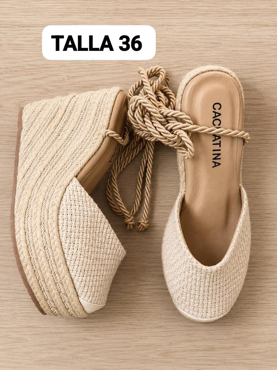 ULTIMA TALLA CACHATINA ALTURA 7.5 - COLOR YUTE X FRAPPE