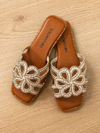 ULTIMA TALLA CACHATINA ALTURA 1.5 - COLOR MIEL X TALCO