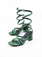 TACON ICONIC - CONFECCION VERDE MILITAR - TACON  5.5 - TACON MUJER - CALZADO CACHATINA
