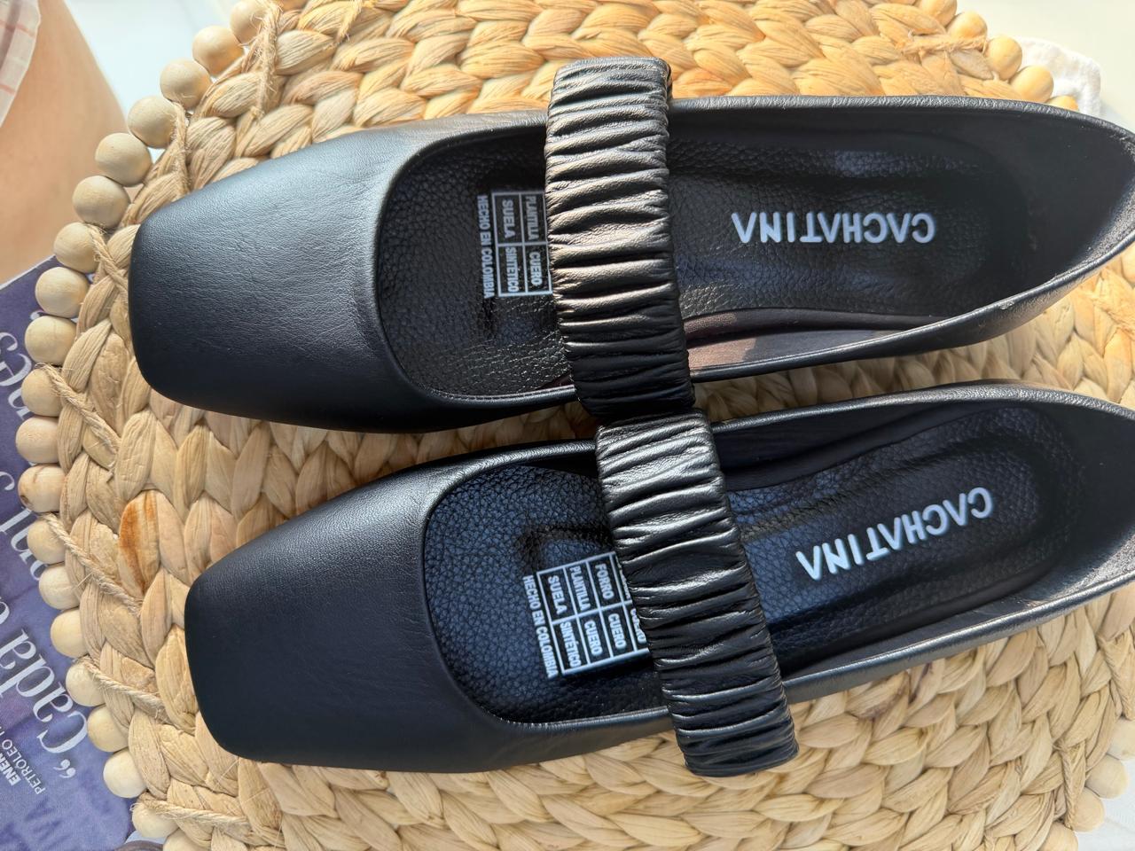 BALETA PARIS - BAMBIE NEGRO - CALZADO CACHATINA