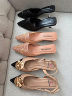 STILETO VERZETH STORE - BAMBIE FRAPPER X CHAROL NEGRO