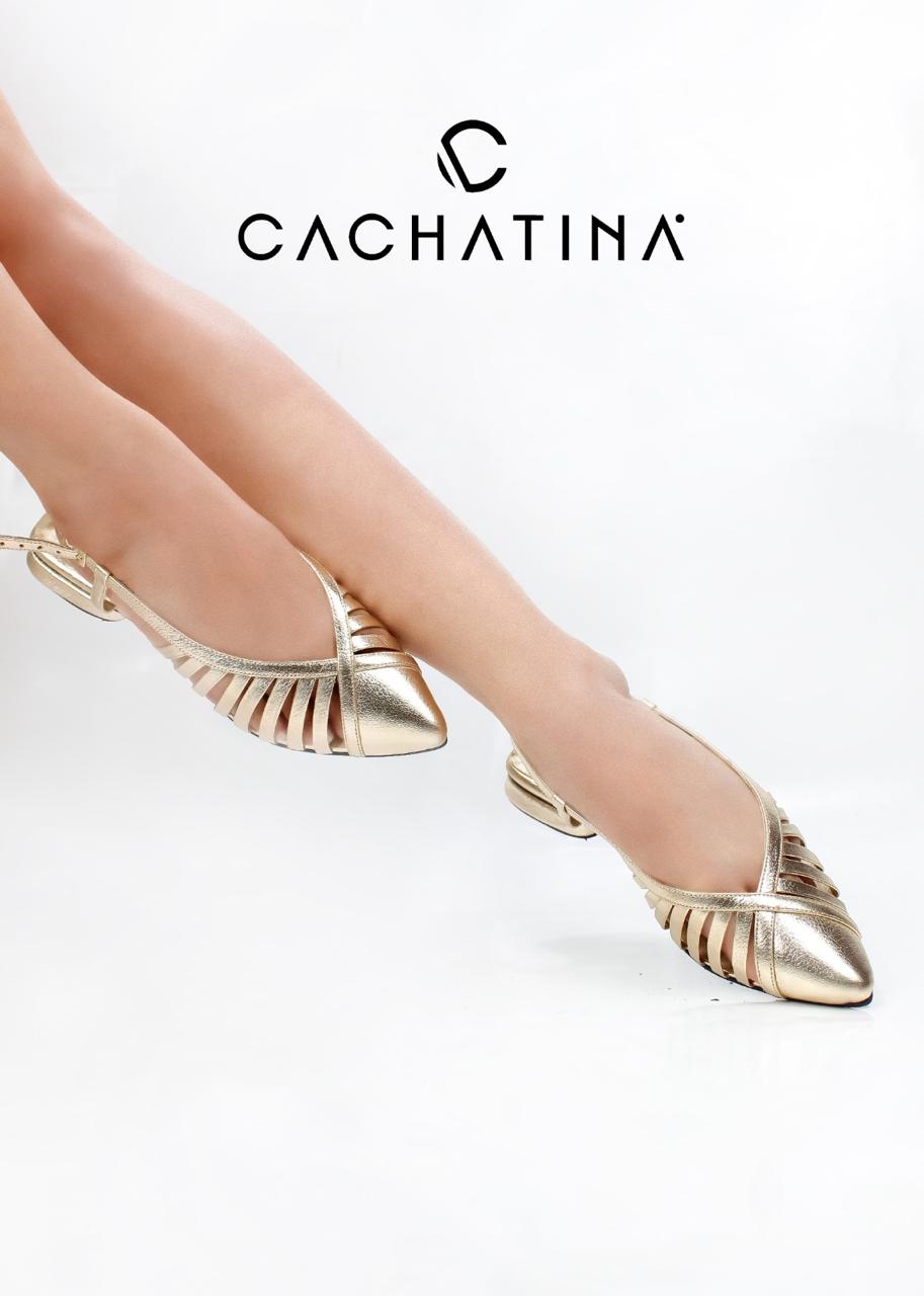 BALETA MANTUA - FEDERICA DORADO - CALZADO CACHATINA