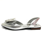 ZUECO CACHATINA - TEYLOR - CUERO PLATEADO - CALZADO CACHATINA