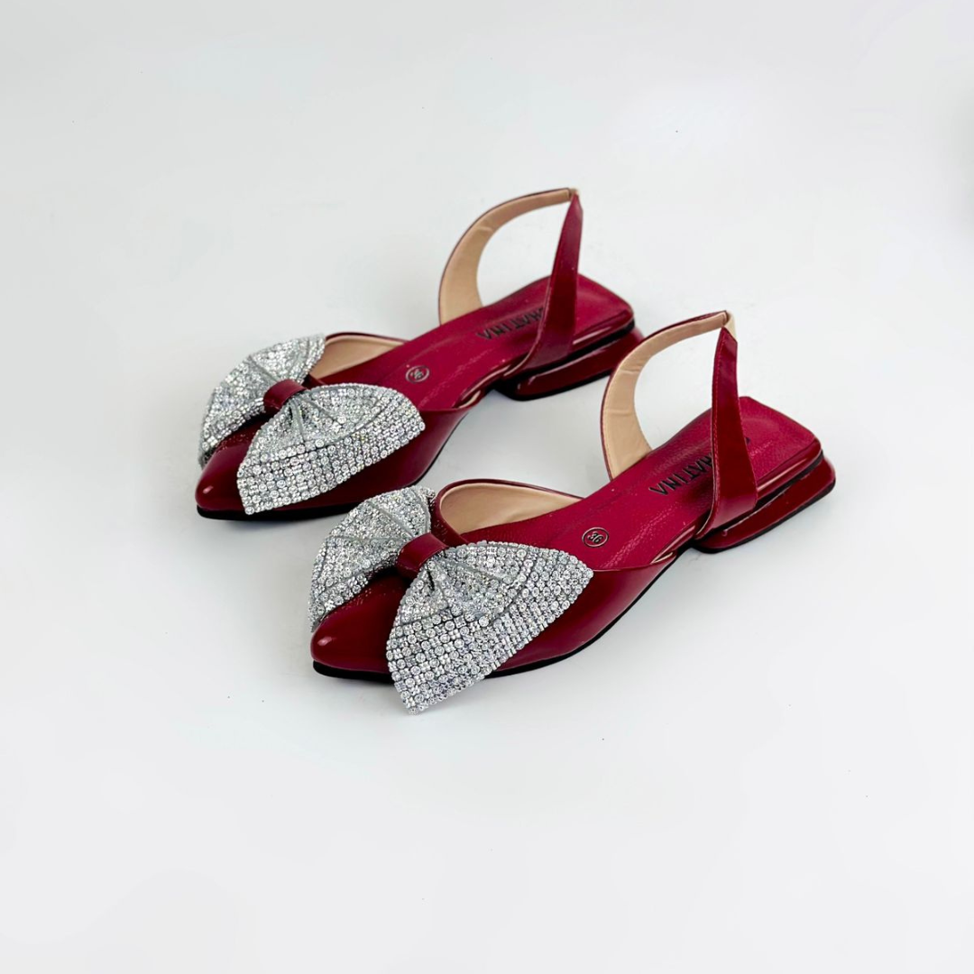 CALZADO CACHATINA - ZUECO MUJER - YAILY - CUERO CHAROL ROJO