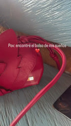 BOLSO CACHATINA - CAMILLE BAG - CONFECCION ROJO NUEVO