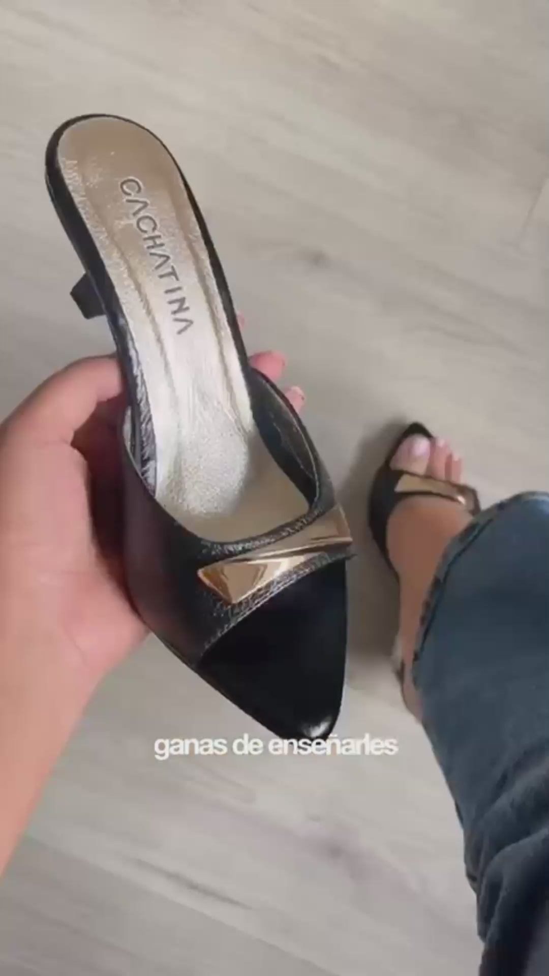 TACON BUSAN STORE - BAMBIE NEGRO - ALTURA 5.5 CMS
