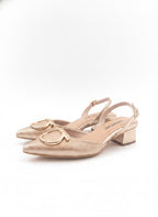 STILETO LUXE STORE - NUEVA FOLIA DORADA - ALTURA 3.5 (5 CM) - CALZADO CACHATINA