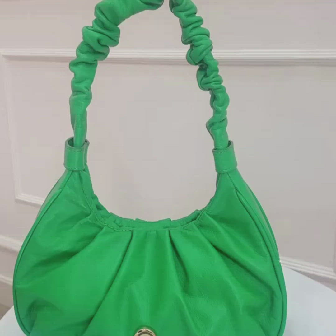 BOLSO CACHATINA - TORY BAG - CUERO VERDE NORA LOZA