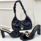 BOLSO CACHATINA - TORY BAG - CUERO NEGRO
