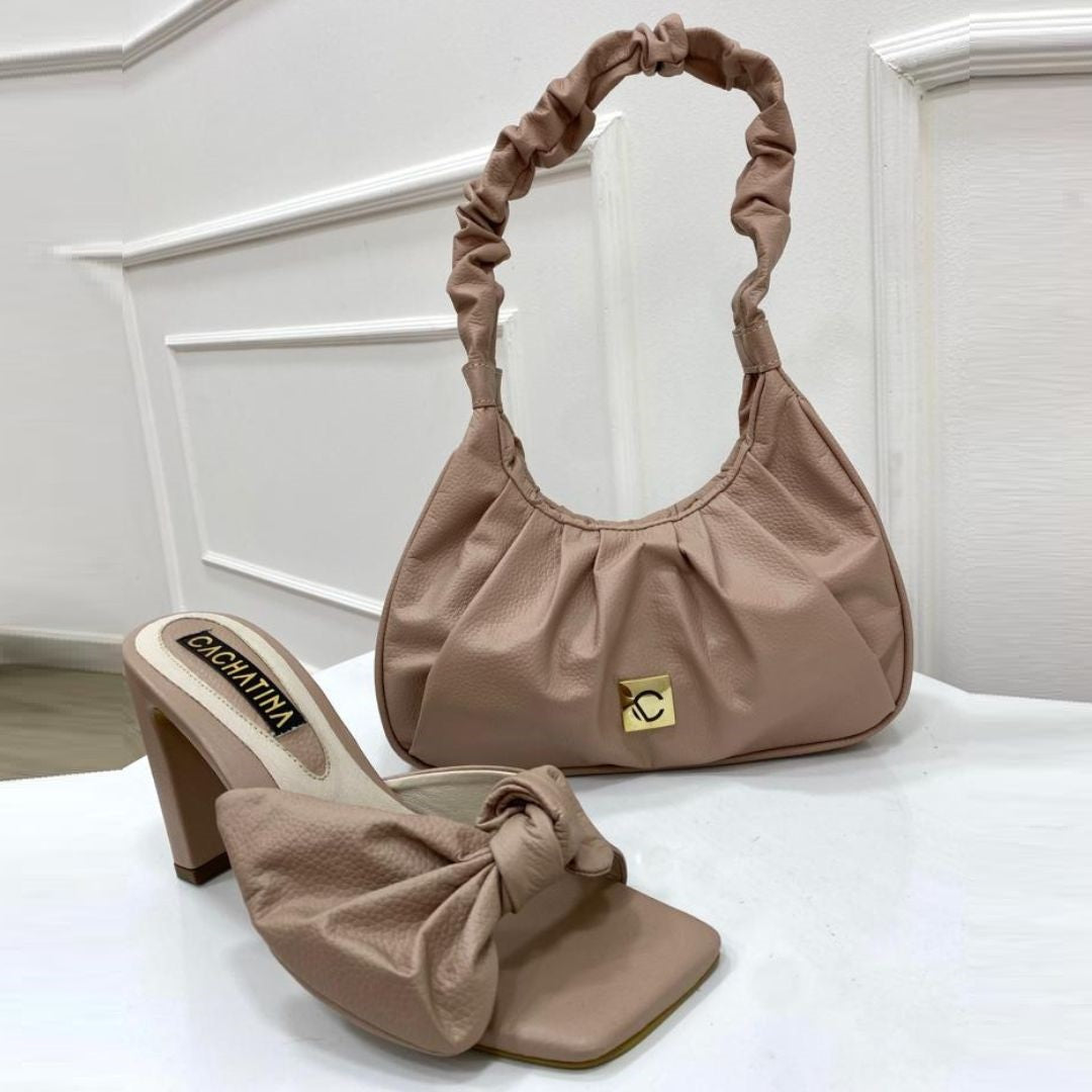 BOLSO CACHATINA - TORY BAG - CUERO TAUPE