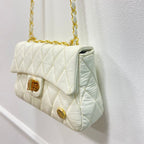 BOLSO CACHATINA - RIVER BAG - CUERO TALCO