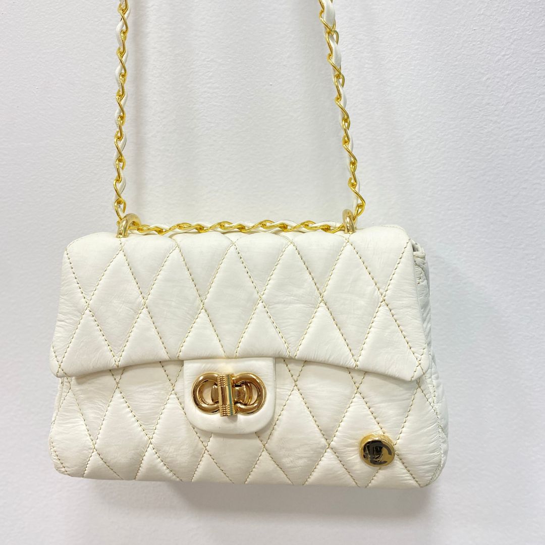 BOLSO CACHATINA - RIVER BAG - CUERO TALCO
