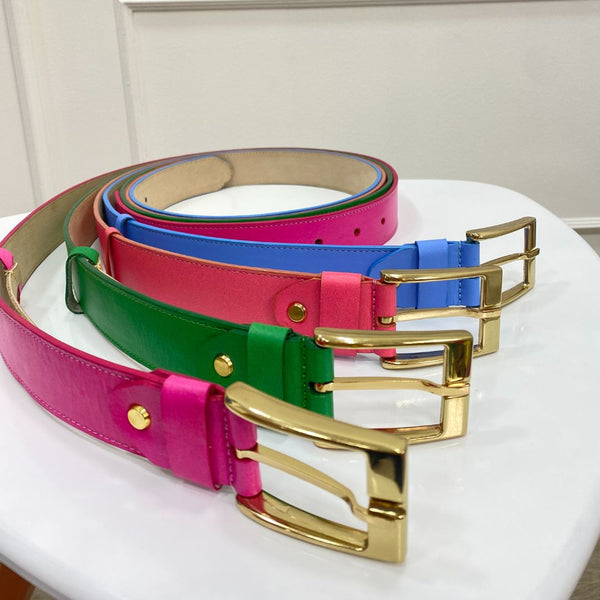 CORREA CACHATINA - NEMESIS - CUERO ROSA FRESA