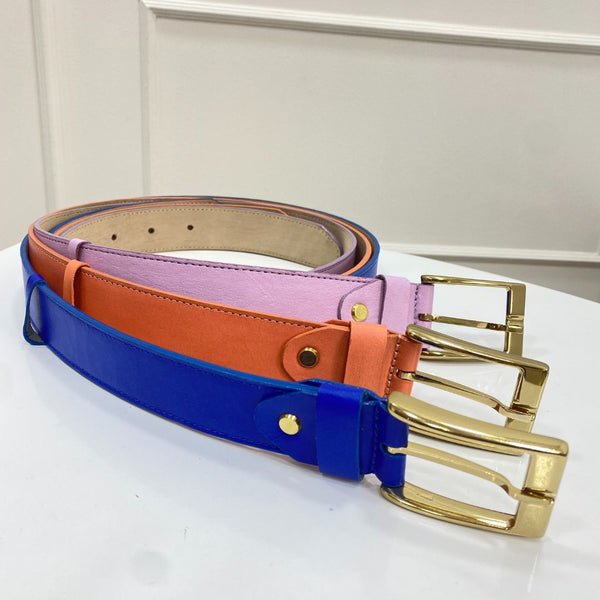 CORREA CACHATINA - NEMESIS - CUERO AZUL PRINCESA