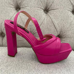 TACÒN - LETONIA - 12 CM - CUERO FUCSIA - CALZADO CACHATINA