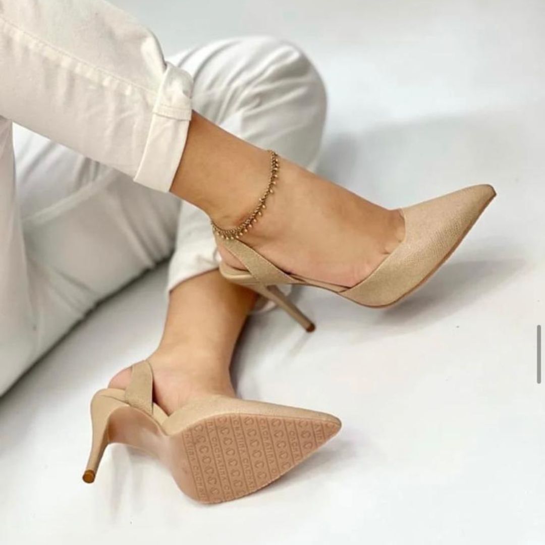 TACÒN - KAPRINA - 8.5 - CUERO TAUPE - CALZADO CACHATINA