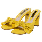 TACÒN - EREN - 7.5 - CUERO AMARILLO - CALZADO CACHATINA