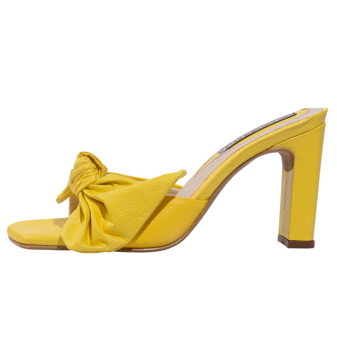 TACÒN - EREN - 7.5 - CUERO AMARILLO - CALZADO CACHATINA