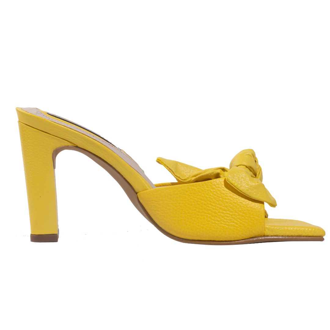 TACÒN - EREN - 7.5 - CUERO AMARILLO - CALZADO CACHATINA