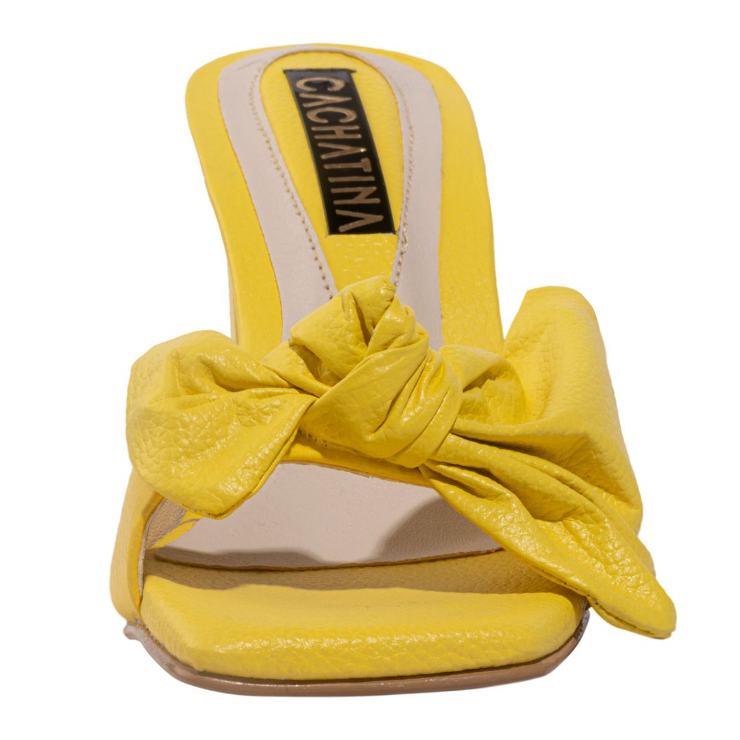 TACÒN - EREN - 7.5 - CUERO AMARILLO - CALZADO CACHATINA
