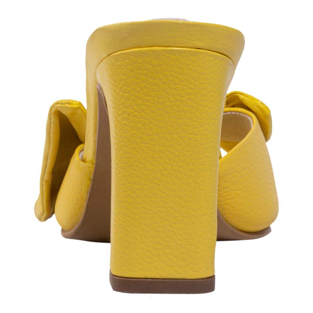 TACÒN - EREN - 7.5 - CUERO AMARILLO - CALZADO CACHATINA