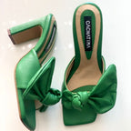 TACÒN - EREN - 7.5 - CUERO VERDE LOZA - CALZADO CACHATINA