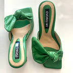 TACÒN - EREN - 7.5 - CUERO VERDE LOZA - CALZADO CACHATINA