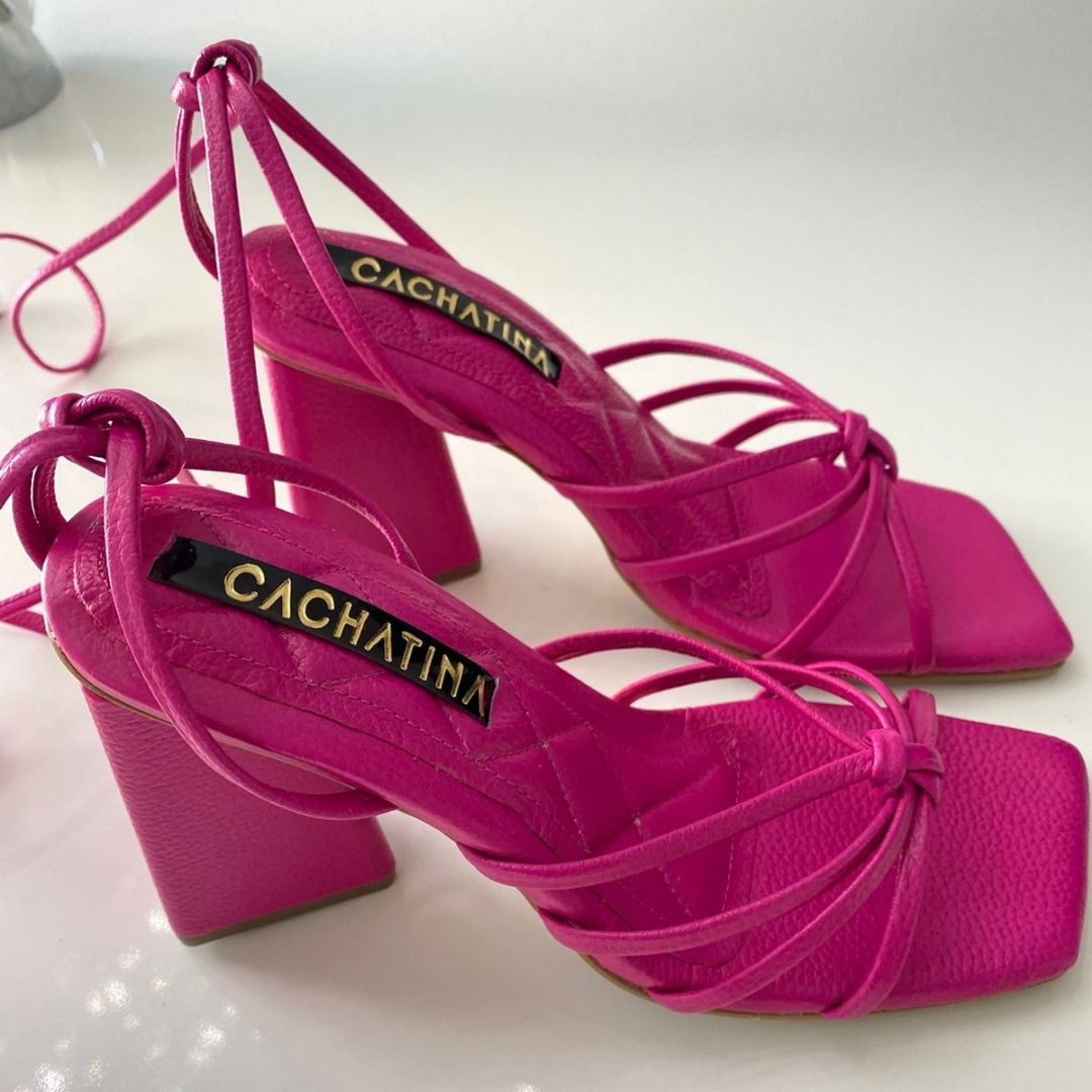 TACÒN - GIGIFAY - 7.5 - CUERO FUCSIA - CALZADO CACHATINA