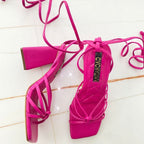 TACÒN - GIGIFAY - 7.5 - CUERO FUCSIA - CALZADO CACHATINA