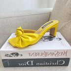 TACÒN - JANIS - 5.5 - CUERO AMARILLO - CALZADO CACHATINA